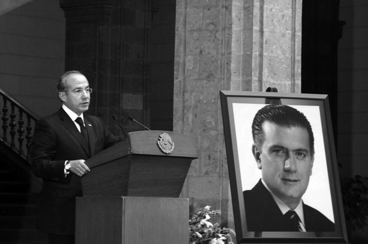 Calderón con Lujambio