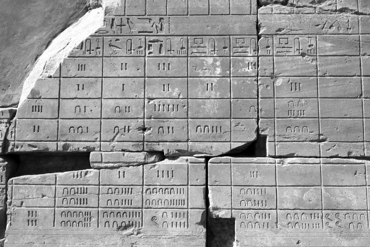 Organización del tiempo en el Egipto antiguo.