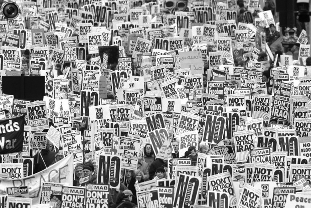 La manifestación de Londres. (Foto: Peter Macdiarmid.)