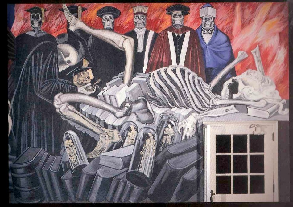 José Clemente Orozco, "Dioses del mundo moderno". Darmouth College