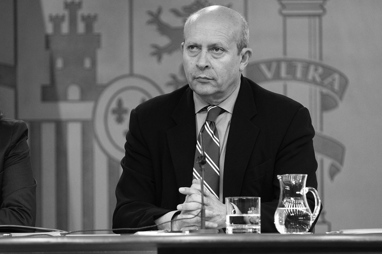 El ministro de Educación, el 17 de mayo de 2013