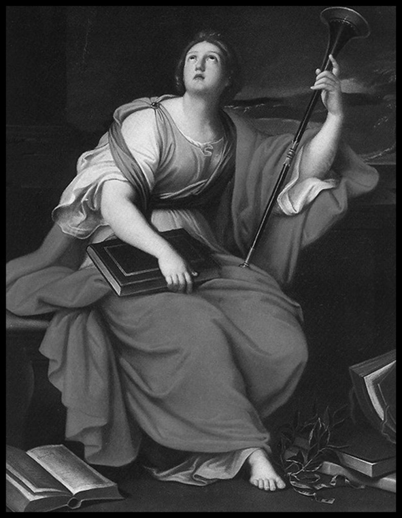 Clío. Pierre Mignard, siglo XVII. La inspiradora musa.