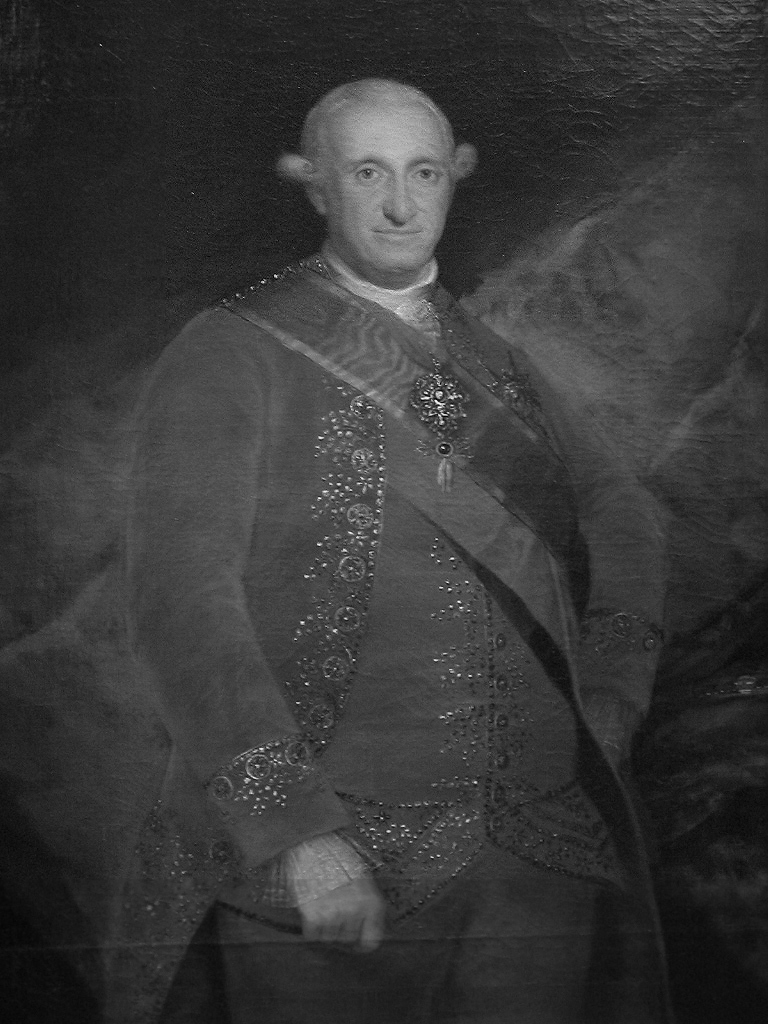 Carlos IV retratado por Francisco Goya