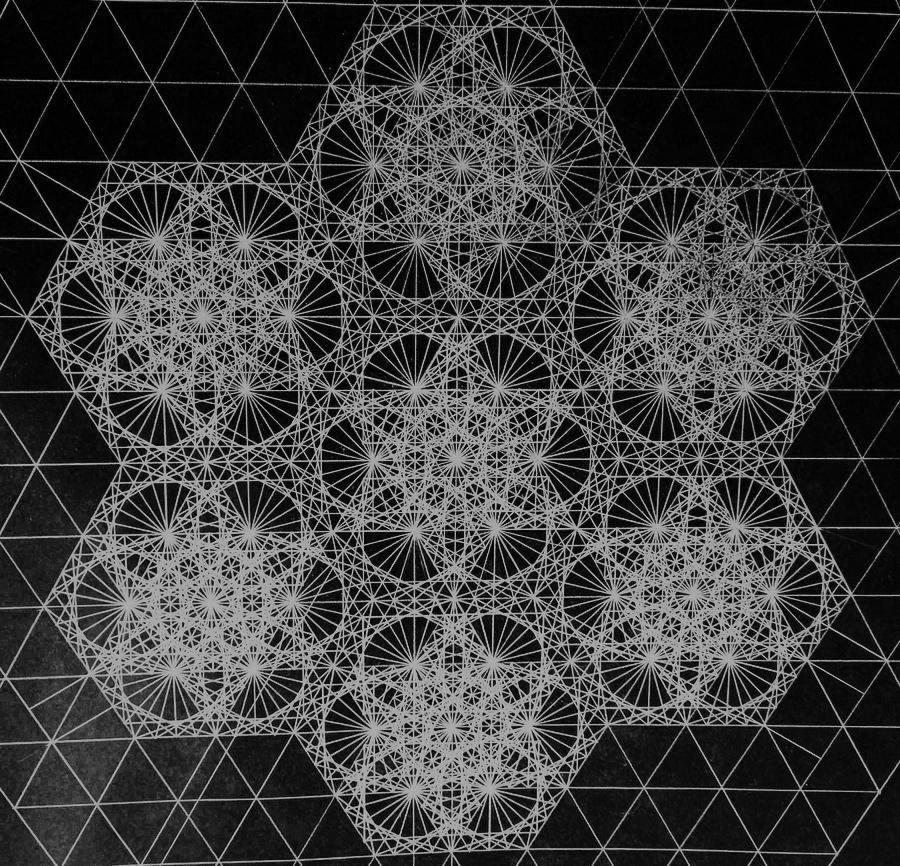 La geometría de un fotón (Foto: Jason Padgett).