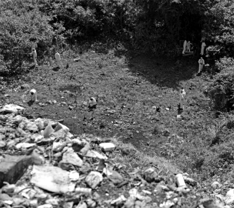 El lugar de los hechos, según la PGR