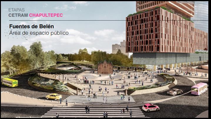 Imagen 2 (Fuente: Presentación CETRAM Chapultepec).