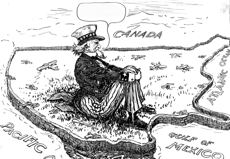 Un cartón de 1940. Tomado de aquí.